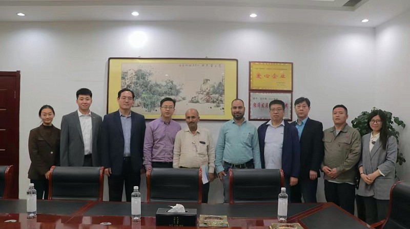 印度客戶(hù)來(lái)我公司參觀(guān)考察。